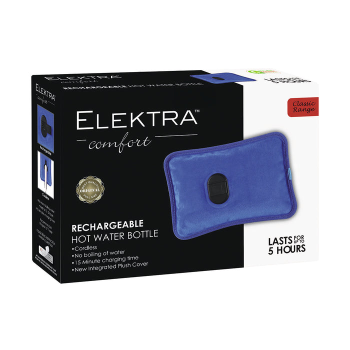 Elektra Electric Hot Water Bottle Blue