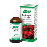 A.Vogel Crataegus Oxy Drops 50ml bottle and box, front packaging