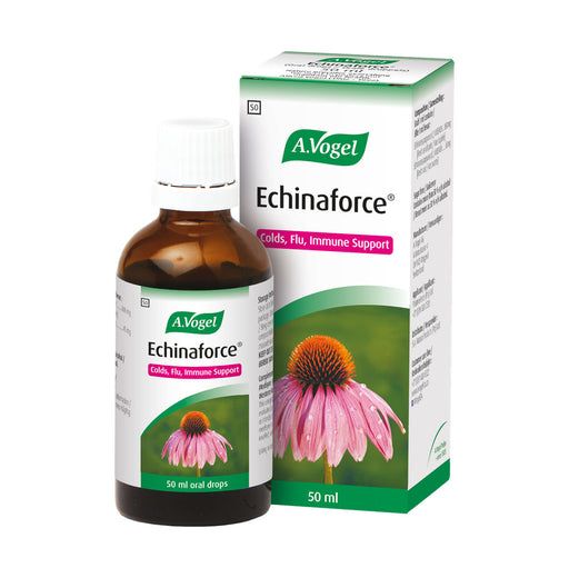 A.Vogel Echinaforce Echinacea Drops 50ml bottle and box, front view