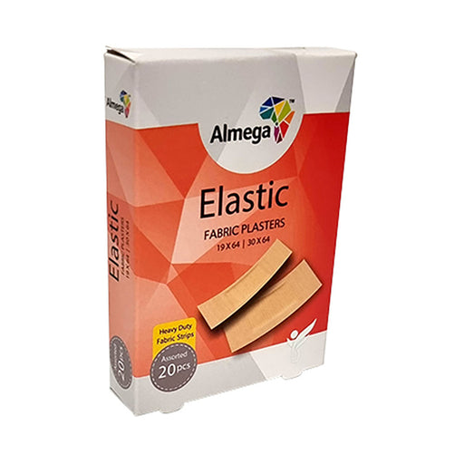 Almega Fabric Plasters Assorted 20 Pack