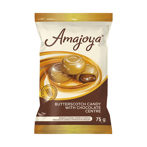 Amajoya Butterscotch Candy with Chocolate Flavoured Centre 75g