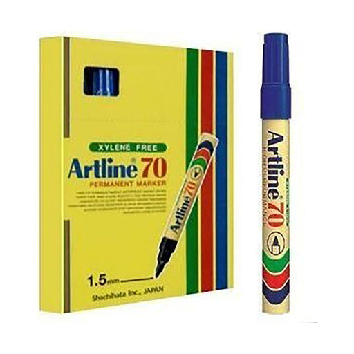 Artline Marker Ek70 Bullet Blue 12 Pack