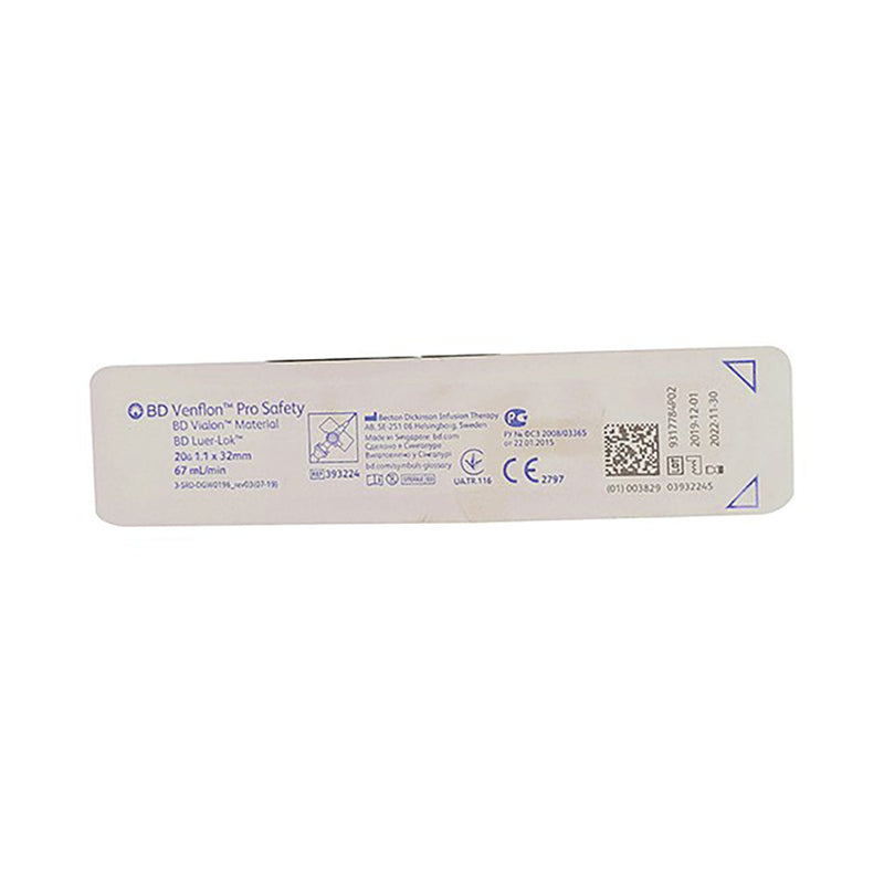 BD Venflon Needle 20g x 32mm Pink 1 Unit