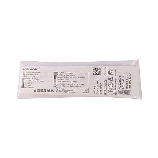 Bbraun Introcan Fep 16g x 50mm Grey 1 Unit