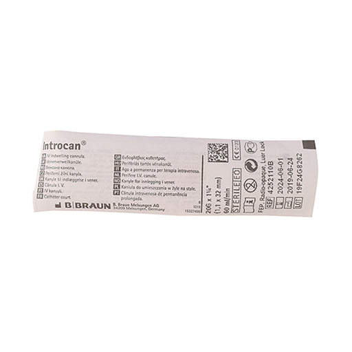 Bbraun Introcan Fep 20g x 32mm Pink 1 Unit