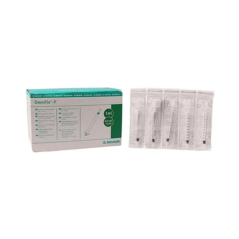 Bbraun Omnifix Fine Syringes 1ml Dosage 100 Pack