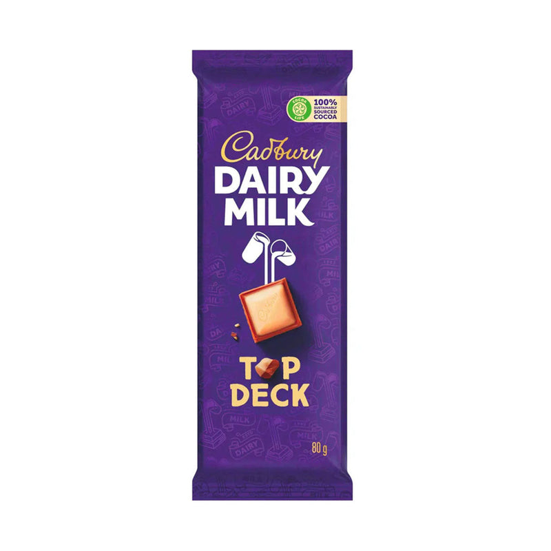Cadbury Dairy Milk Top Deck 80g x 12 Bars