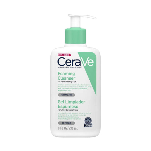 CeraVe Foaming Gel Cleanser For Normal To Oily Skin 236ml