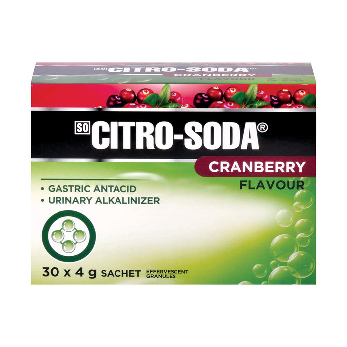 Citro-Soda Cranberry 30 x 4g Granule Sachets