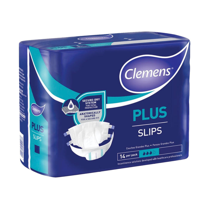 Clemens Plus Slips Large 14 Pack