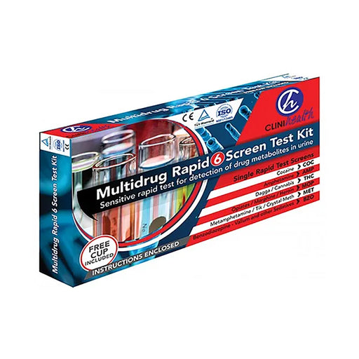 Clinihealth Drug 6 Panel Test Single Pack