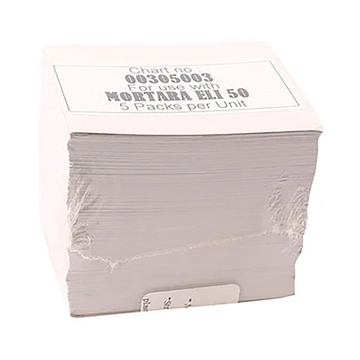 Compatible Mortara ELI 50 ECG paper 50 x 70 mm 200 sheets 5 pack