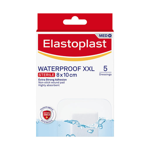 Elastoplast Aqua Protect waterproof XXL dressings 8 x 10 cm 5 pack