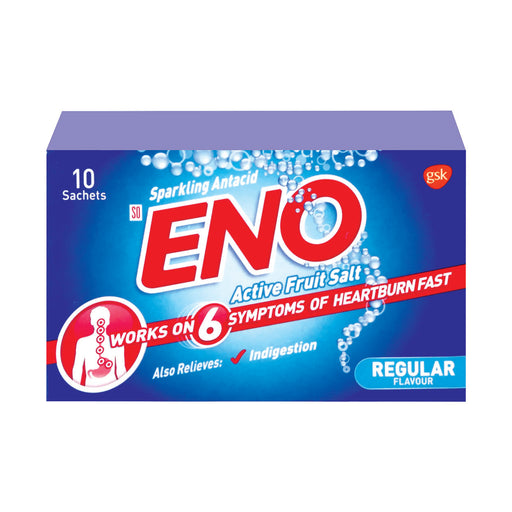 Eno Active Fruit Salts Regular 10 Travel Sachets