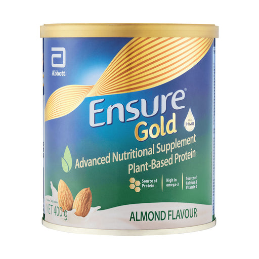 Ensure Gold Advanced Plant-Based Protein Almond Flavour Nutritional Supplement 400g