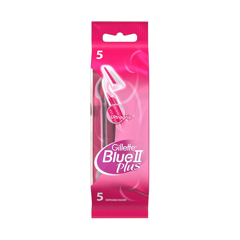 Gillette Blades Blue II Plus Women Disposable 5 Pack
