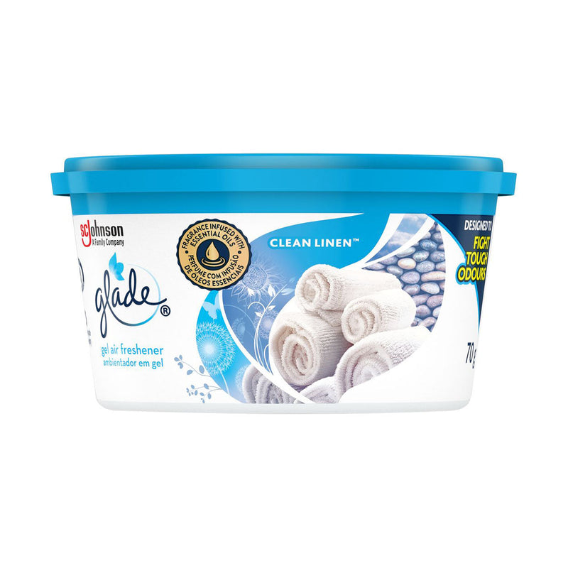 Glade Clean Linen Scented Gel Air Freshener 70g