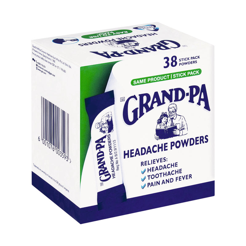 Grand-Pa Headache Powder 38 Sachets