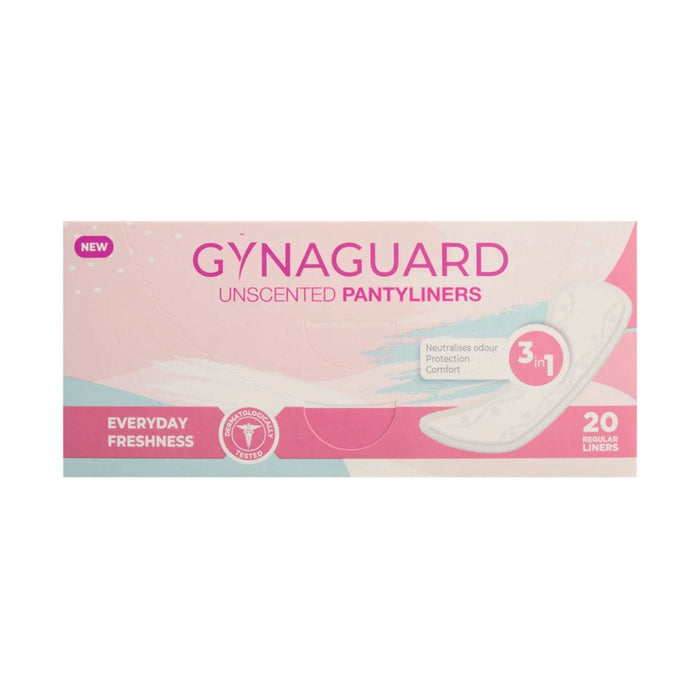 Gynaguard Pantyliners Fragrance Free 20 Pack