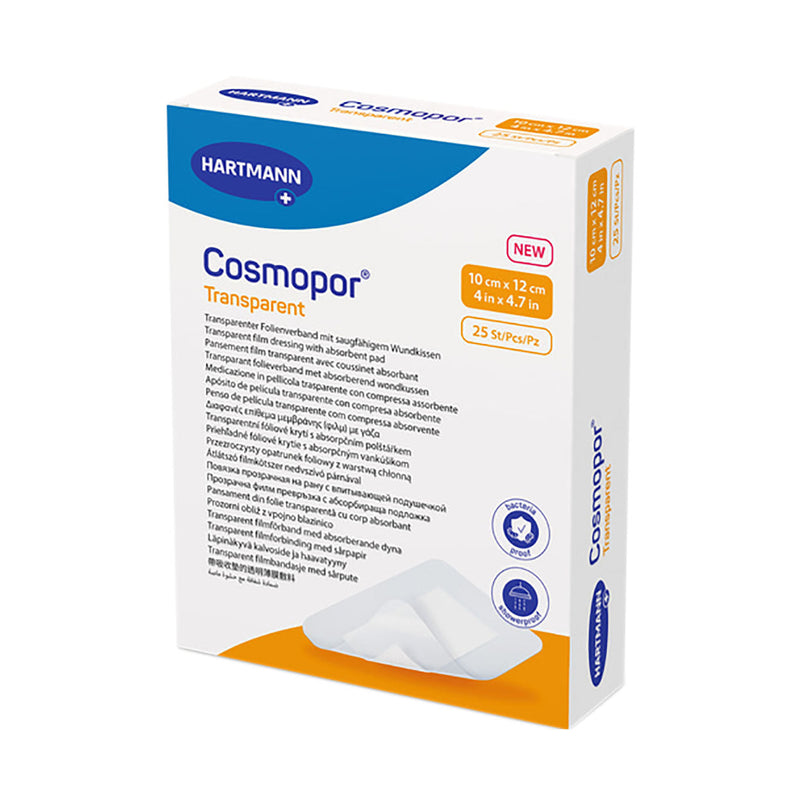 Hartmann Cosmopor Transparent 10 x 12cm 25 Pack