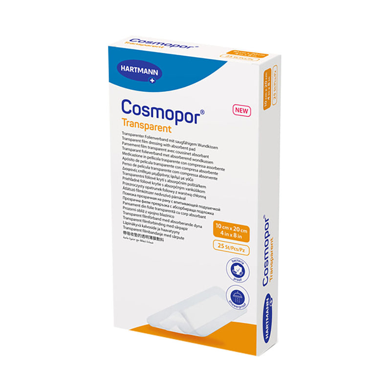 Hartmann Cosmopor Transparent 10 x 20cm 25 Pack