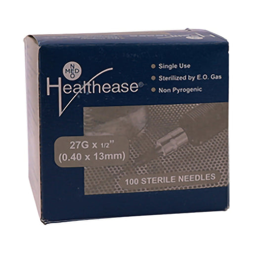 Healthease Needle 27g x 13mm Grey 100 Pack