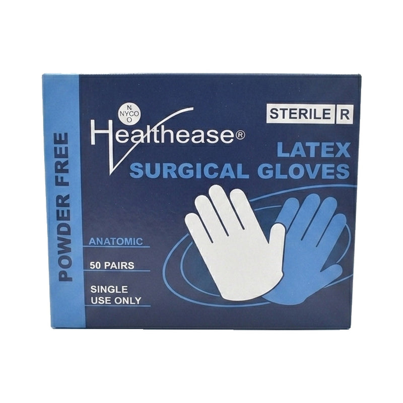 Healthease Surgical Gloves Sterile Powder Free 6.5 50 Pack