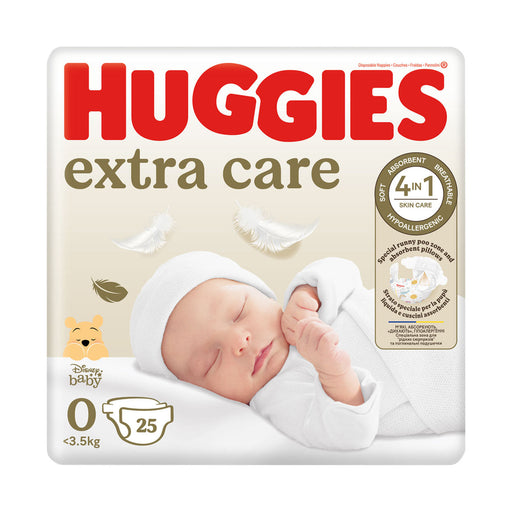 Huggies Extra Care Size 0 Pack Of 25