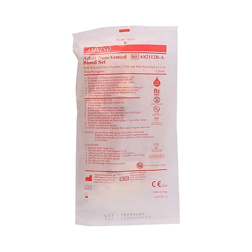 IV Admin Blood Set 10D L-L Non Vented 1 Unit
