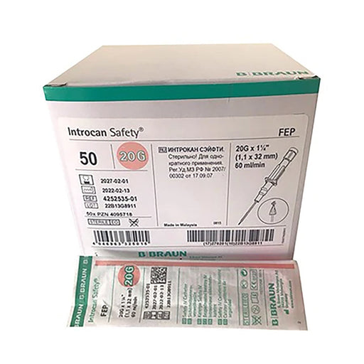 Introcan Fep 20g x 32mm Pink 1 Unit