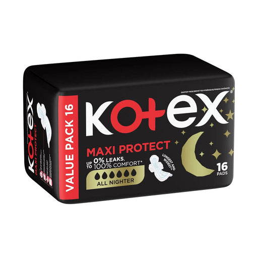 Kotex All Nighter Maxi Pads Duo 16 Pads
