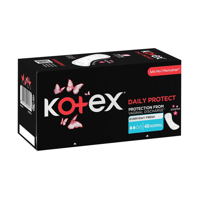 Kotex Daily Protect Pantyliners Scented 40 Pack