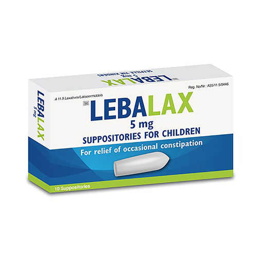 Lebalax 5mg Suppositories Children 10 Suppositories