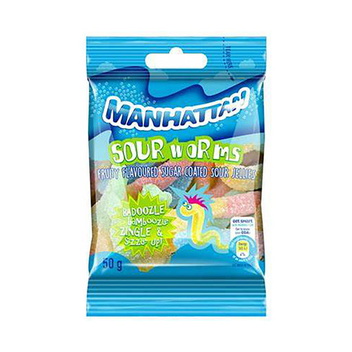 Manhattan Candy Mini Sour Worms 50g