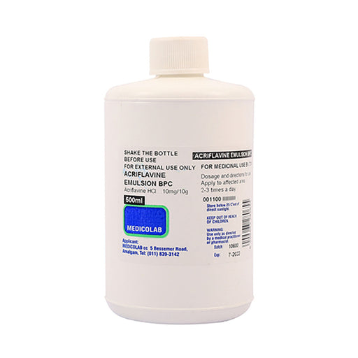 Medicolab Acriflavine Emulsion 500ml
