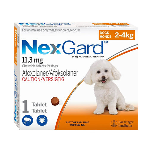 Nexgard 2 - 4kg 1 Chewable Tablet