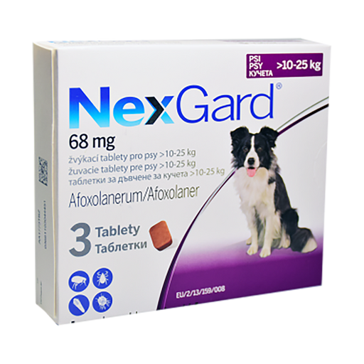 Nexgard 10 1 25kg 3 Chewable Tablet