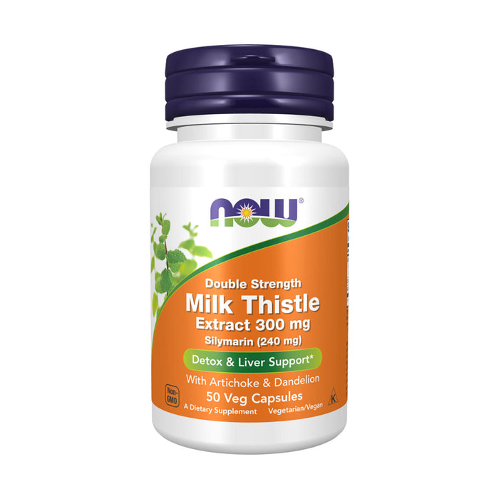 Now Silymarin Milk Thistle 300mg 50 Capsules