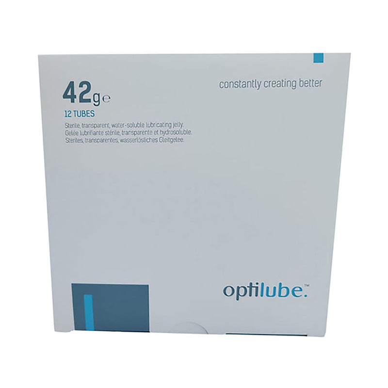 Optilube Lubricating Gel Sterile 42g x 12 Pack