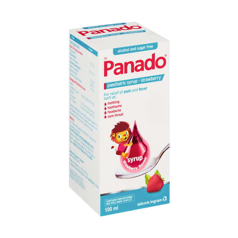 Panado Paediatric Strawberry Syrup 100ml