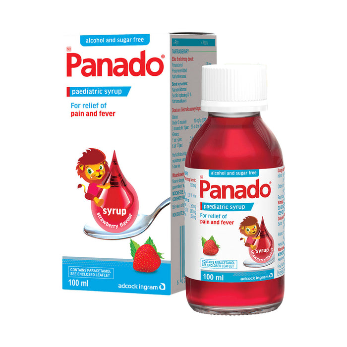 Panado Paediatric Strawberry Syrup 100ml