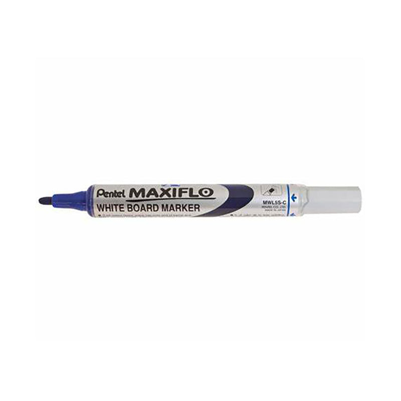 Pentel Maxiflo Whiteboard Marker Blue 12 Pack