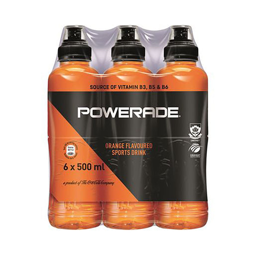 Powerade Orange Sports Drink 6 x 500ml