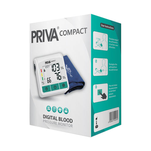 Priva Compact Blood Pressure Arm Digital Monitor