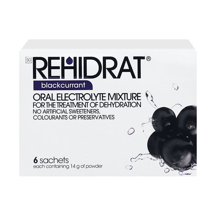 Rehidrat Electrolyte Mixture Blackcurrant 6 Sachets