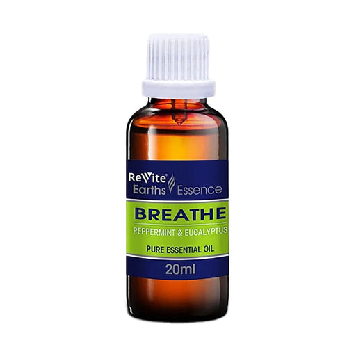 Revite Earths Essence Breathe Oil Peppermint & Eucalyptus 20ml