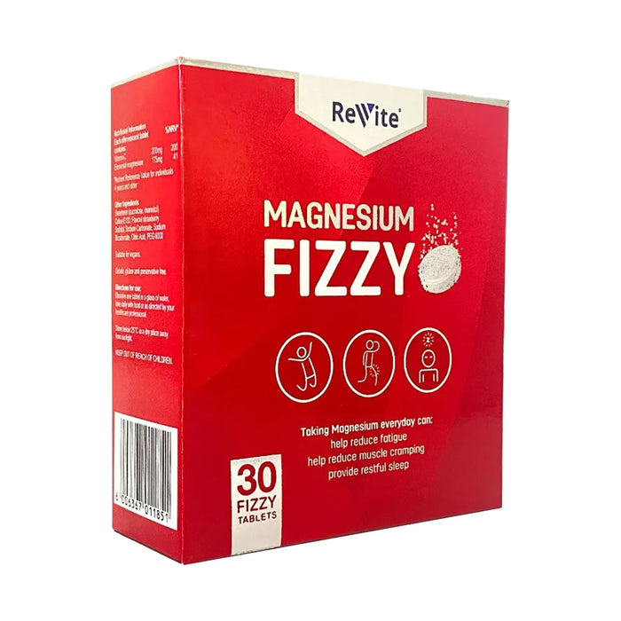 Revite Magnesium Fizzy 30 Effervescent Tablets