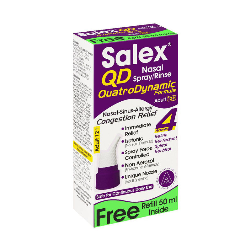 Salex Qd Adult Nasal Spray Rinse 50ml