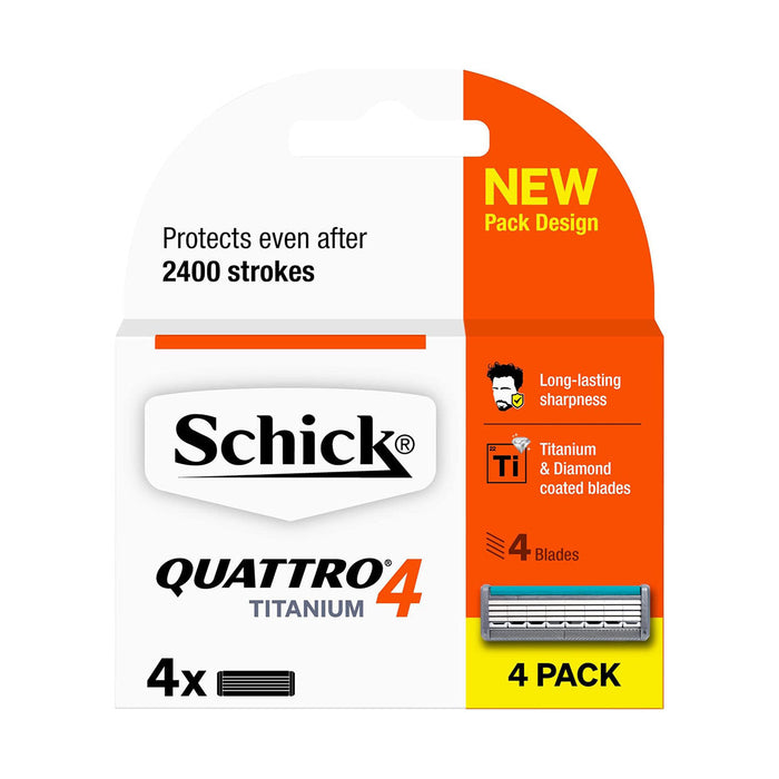 Schick Quattro Titanium 4 Pack