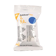 Solventum Front of 3M Scotchcast Plus Navy Blue Casting Tape 5cm x 3.6m 82002B pouch